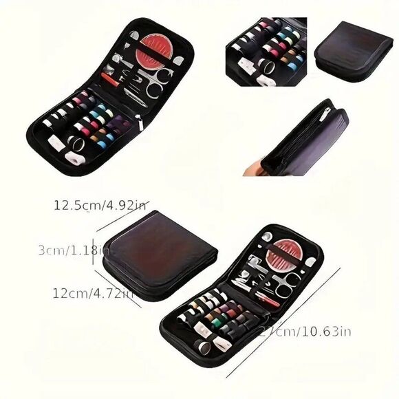Portable Mini Travel Sewing Kit Essentials for Quick Repairs & Everyday Use - Picture 3 of 3